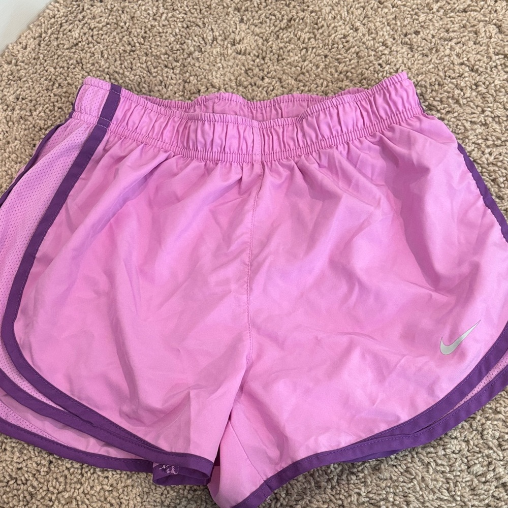 Nike Women's Athletic Shorts in Pink and Purple